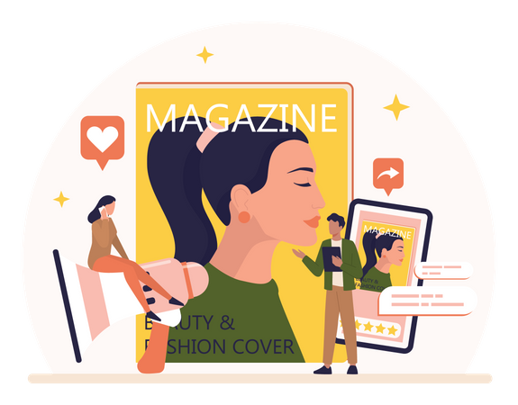 Magazine Promotion  Illustration