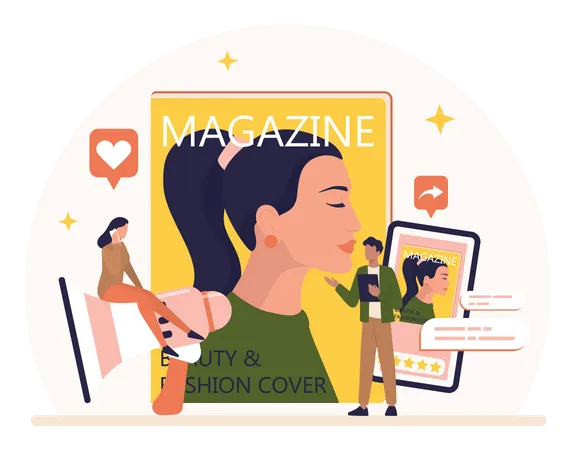 Magazine Promotion  Illustration