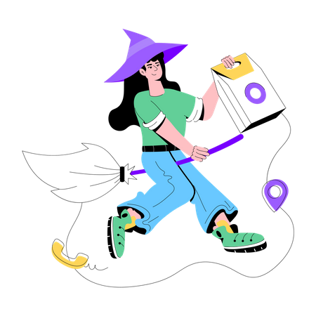 Magic Delivery  Illustration