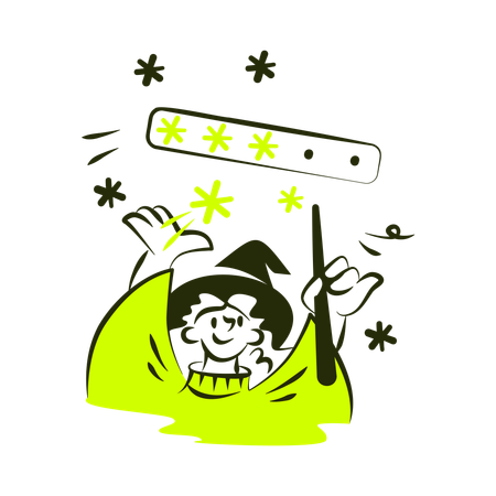 Magic Password  Illustration