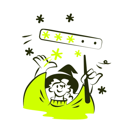 Magic Password  Illustration