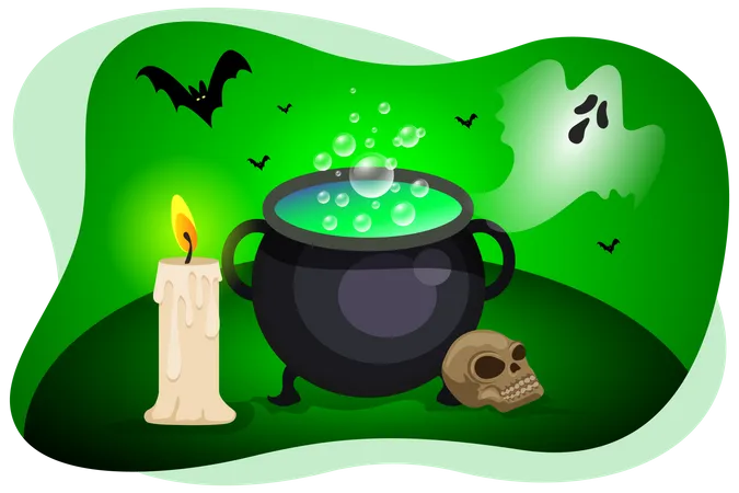 Magic pot  Illustration