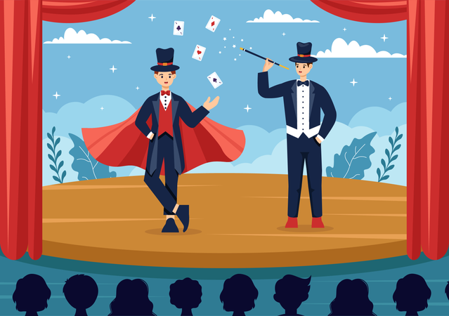 Magic Showmanship  Illustration