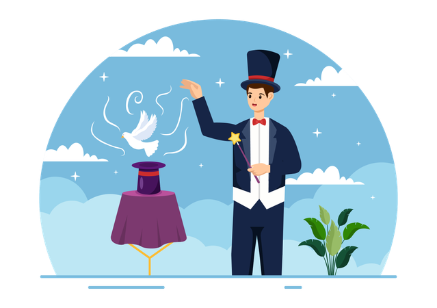 Magic Showmanship  Illustration