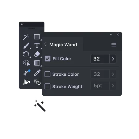 Magic Wand Tool  Illustration