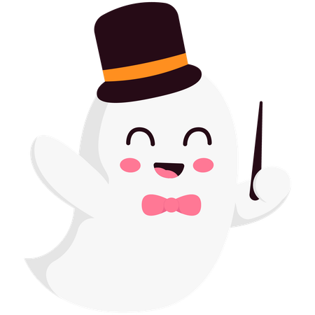 Magician Ghost  Illustration