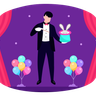 free magician illustrations