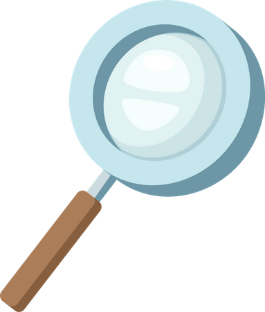 Magnifier Glass  Illustration