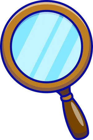 Magnifying Glass  Illustration