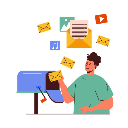 Mail Advertising  Illustration