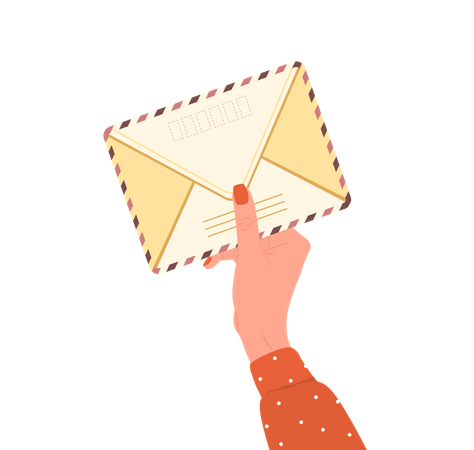 Mail-Dienst  Illustration