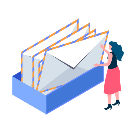 Mail Envelope Illustration