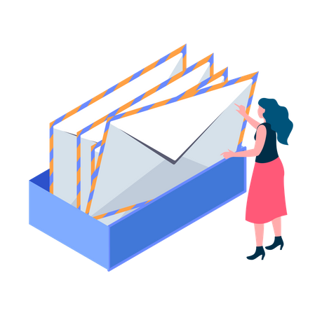 Mail Envelope  Illustration