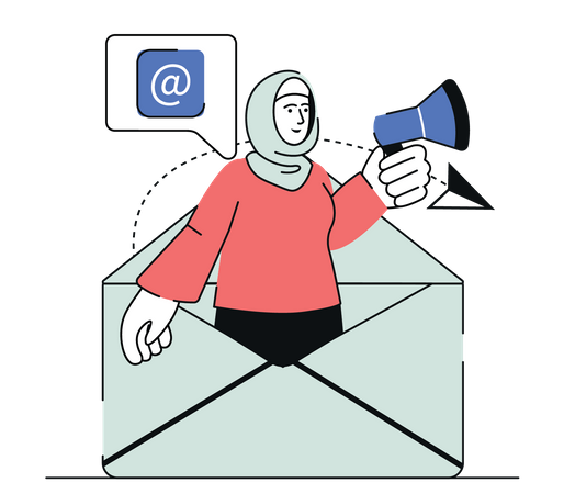 Mail Marketing Illustration