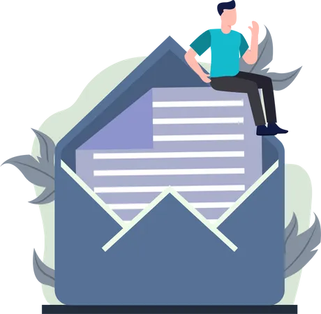 Mail Marketing  Illustration