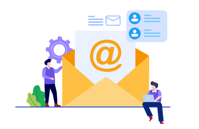 Mail marketing  Illustration