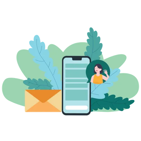 Mail Marketing  Illustration