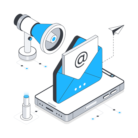 Mail Marketing  Illustration