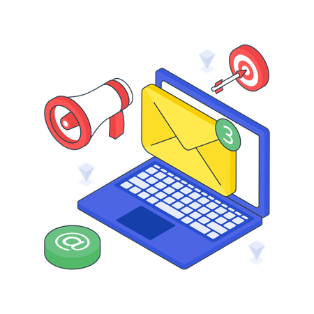 Mail Marketing  Illustration