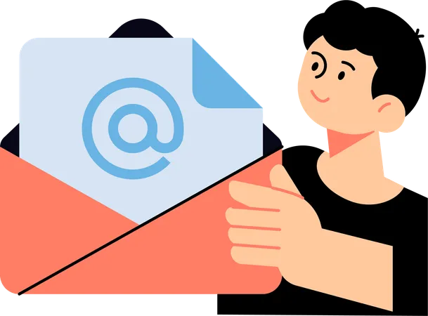 Mail marketing  Illustration