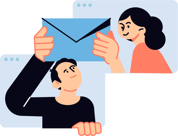 Mail marketing  Illustration