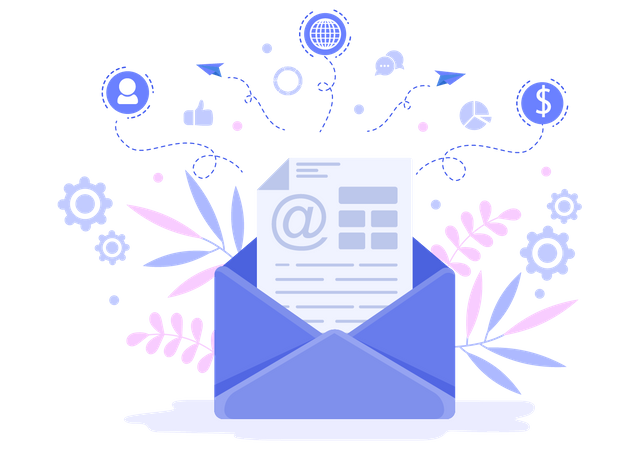 Mail Marketing  Illustration