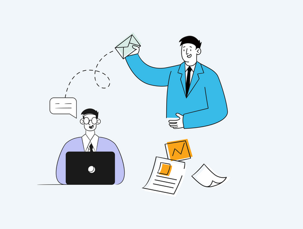 Mail Marketing  Illustration