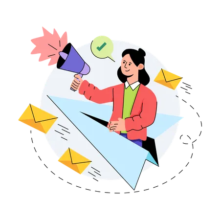 Mail Marketing  Illustration