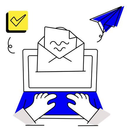 Mail-Marketing  Illustration