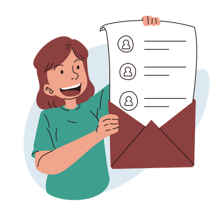 Mail notification  Illustration