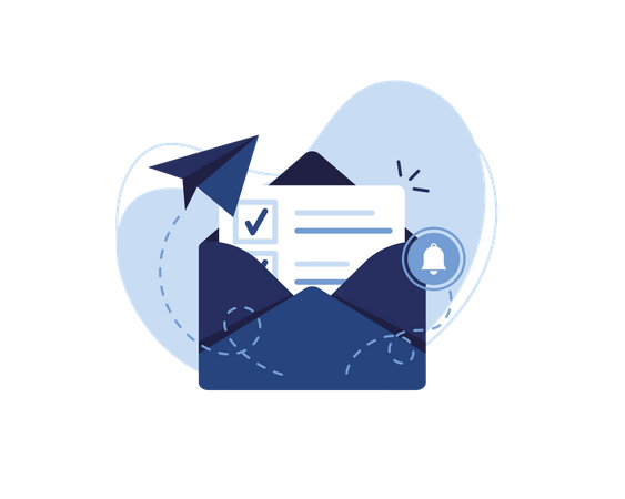 Mail notification  Illustration