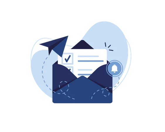 Mail notification  Illustration