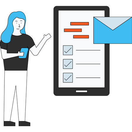 Mail support  Illustration