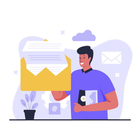 Mailing service  Illustration