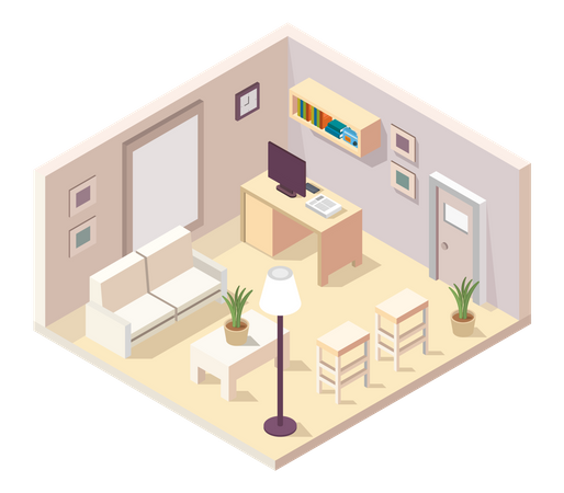 Main office  イラスト
