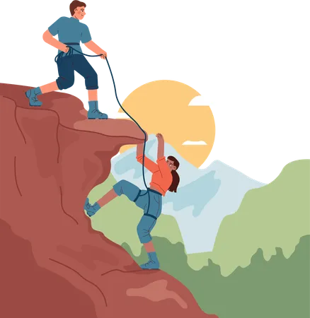 Maintain climbing  Illustration