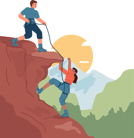 Maintain climbing  Illustration