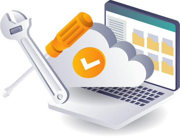 Maintaining and Repairing Business Data on Cloud Servers  Illustration