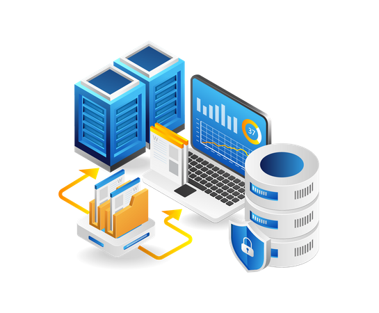 Maintaining Server  Illustration