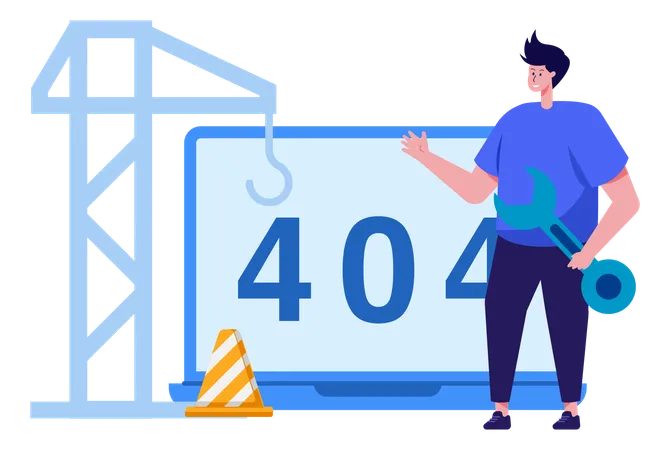 404 Page Not Found Face Character Illustration You Can Use It For Websites And For Different Mobile Application Illustration