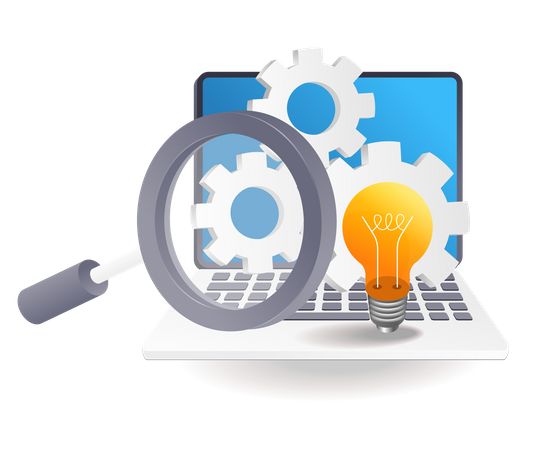 Maintenance analysis idea system  Illustration