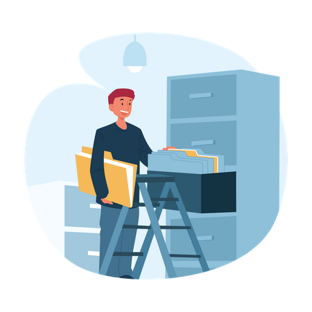 Maintenance Folders  Illustration