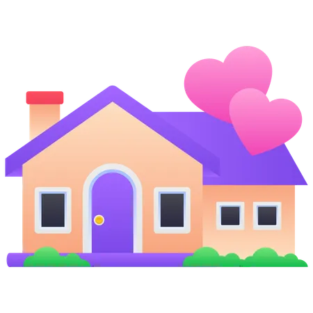 L'amour à la maison  Illustration