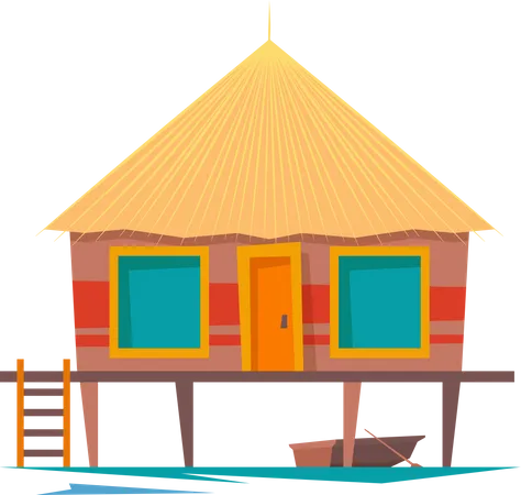 Maison de plage  Illustration