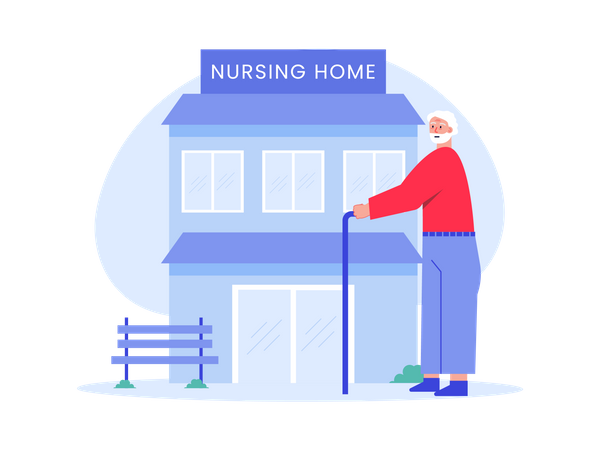 Maison de repos  Illustration