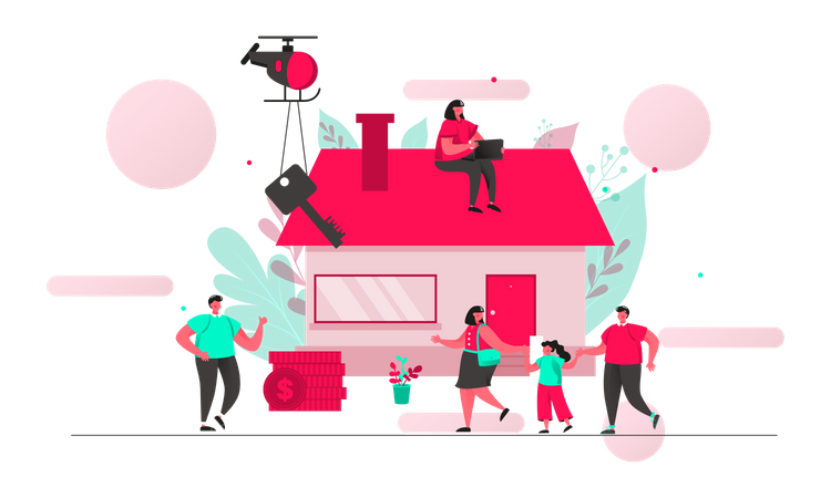 Maison en location  Illustration