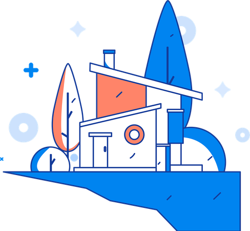 Maison intelligente  Illustration