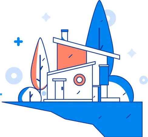 Maison intelligente  Illustration