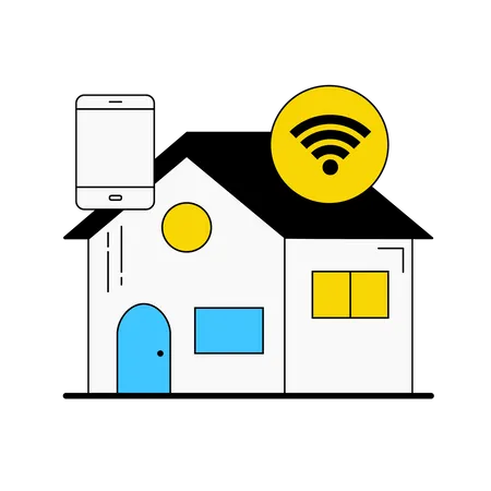Maison intelligente  Illustration