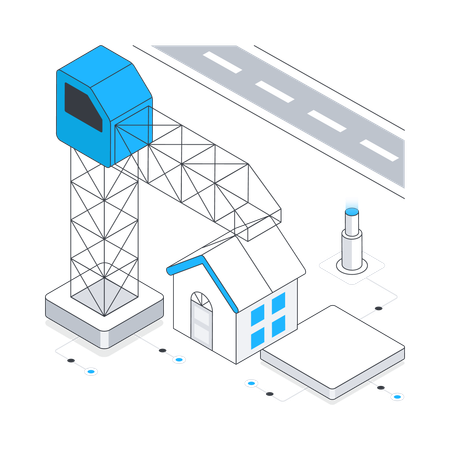 Maison modulaire  Illustration